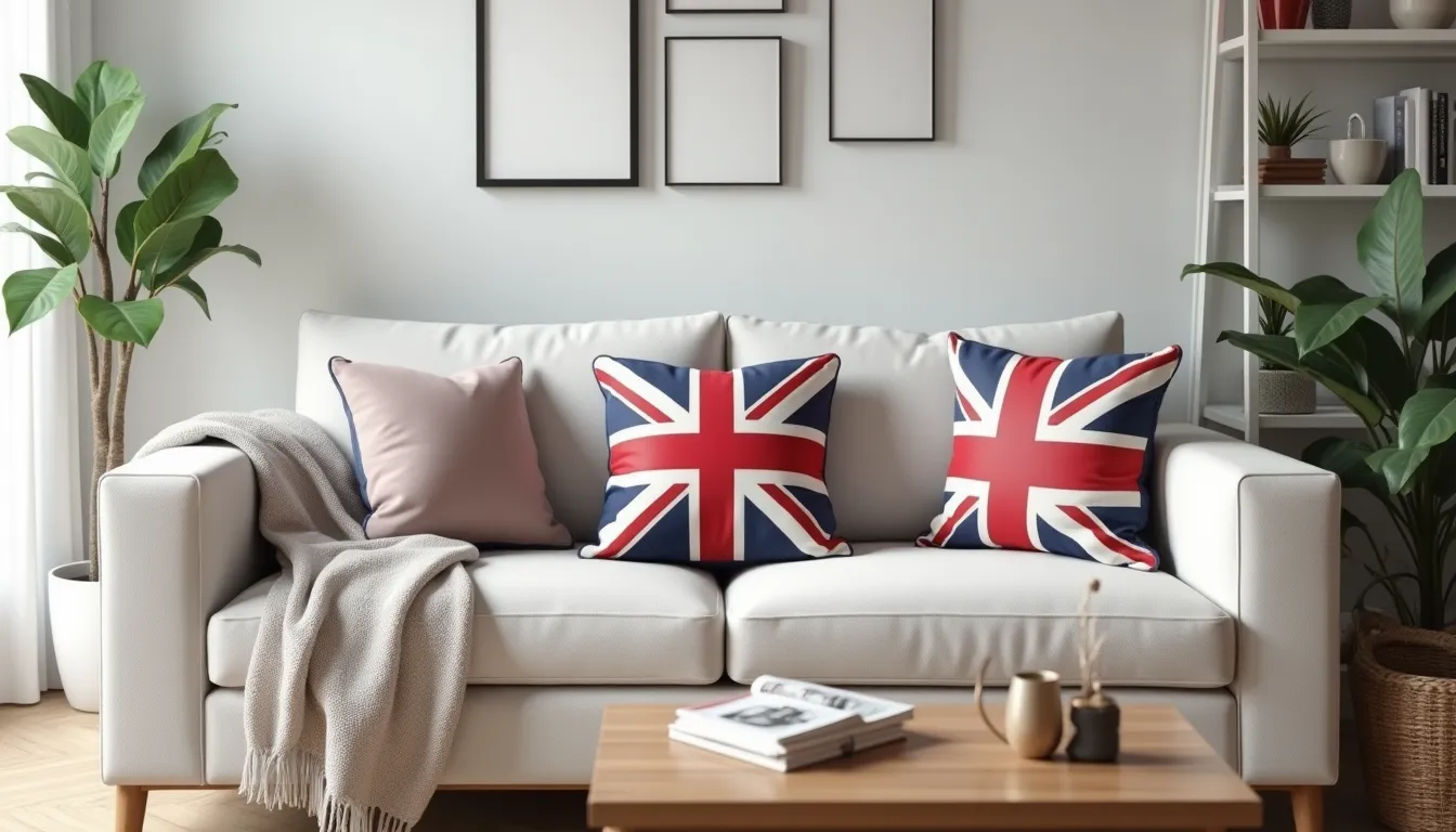 So kombinieren Sie einen Kissenbezug Union Jack mit Ihrer Inneneinrichtung