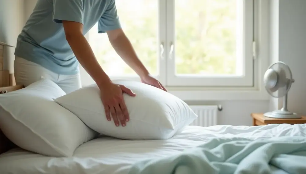 Was tun, wenn Ihr Daunenkissen zu warm ist? Tipps und Tricks